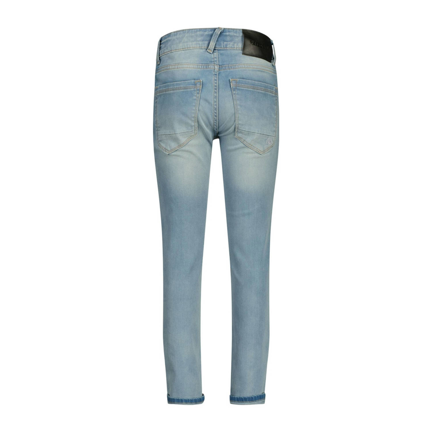 Raizzed regular waist skinny jeans light blue denim