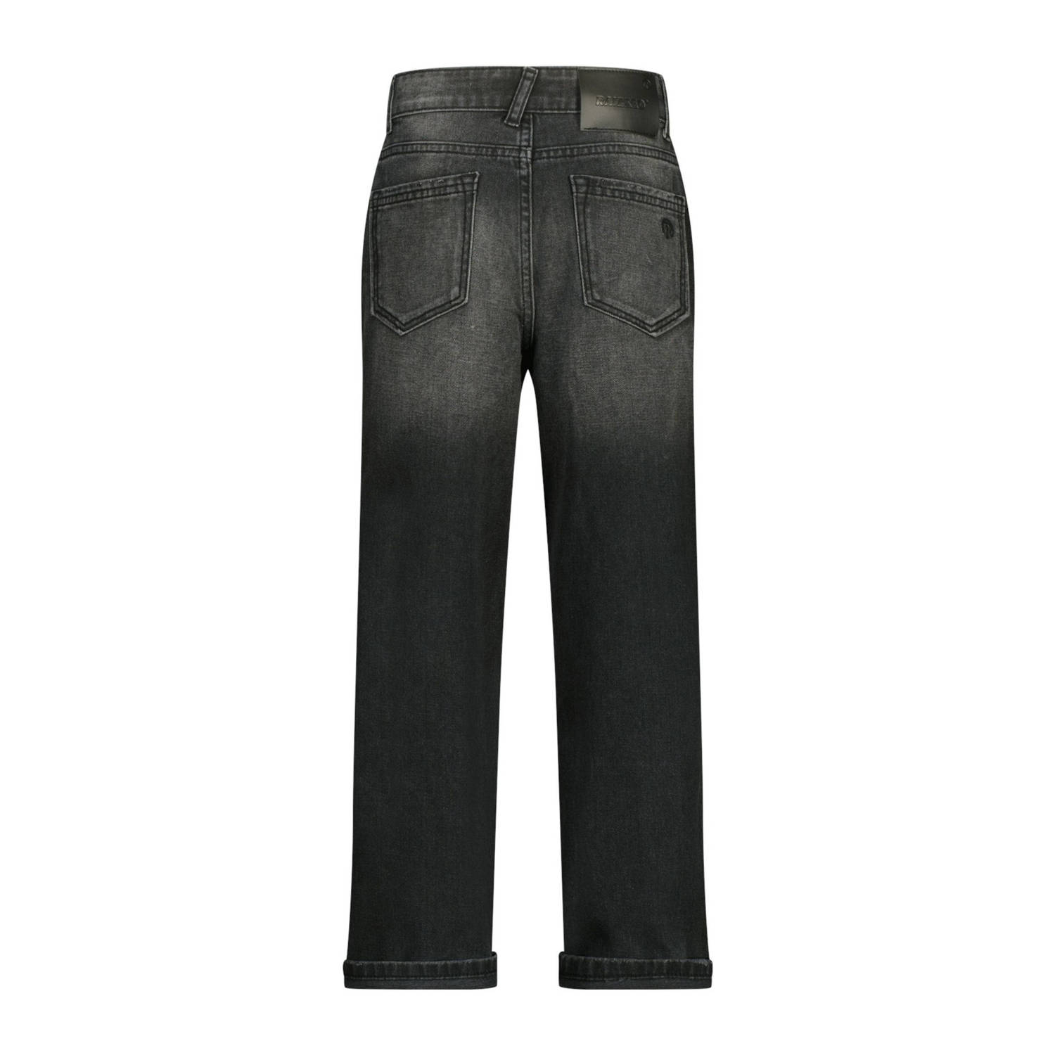 Raizzed loose regular waist jeans black denim