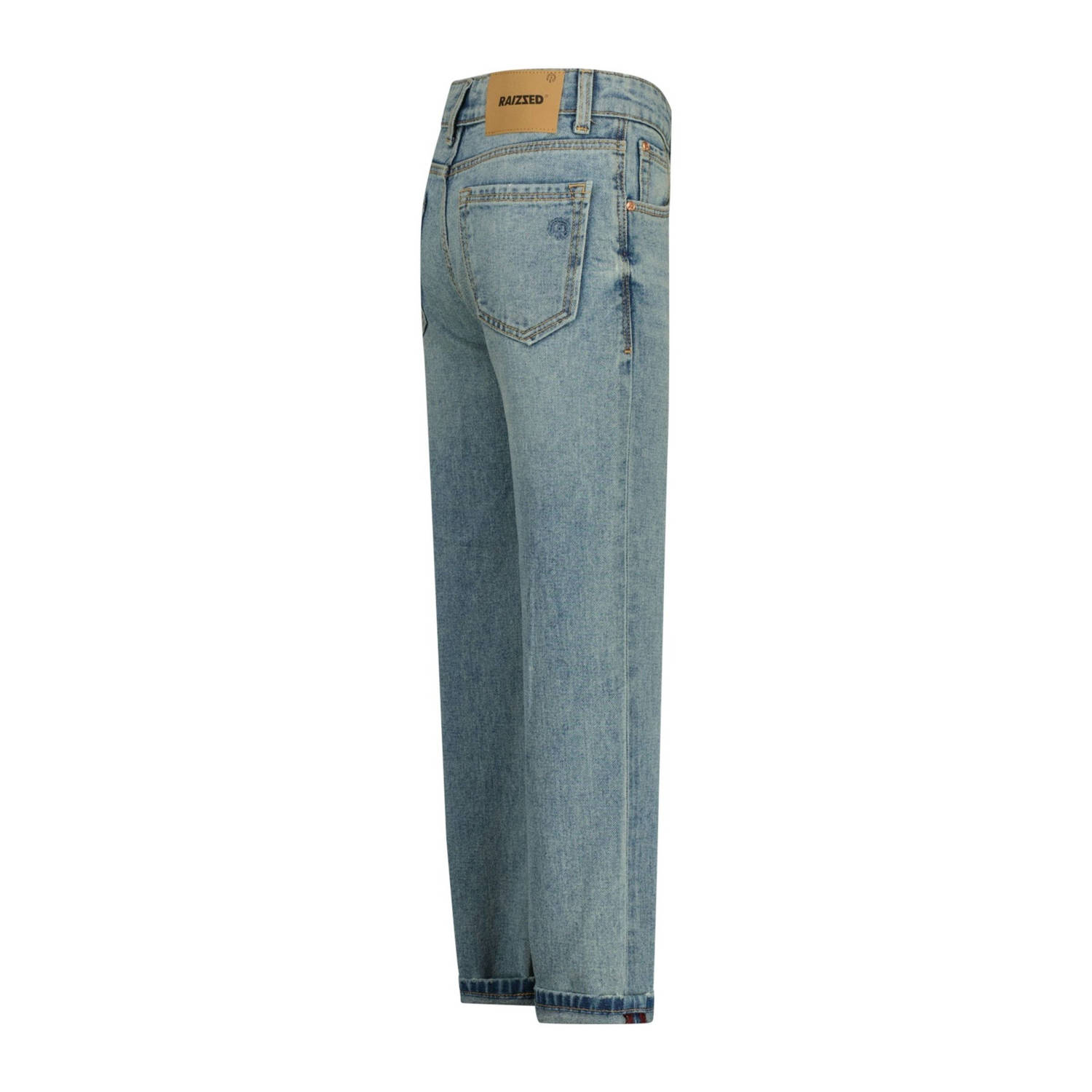 Raizzed straight fit regular waist jeans light blue denim