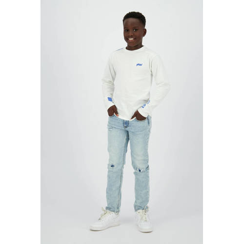 Raizzed longsleeve wit afbeelding