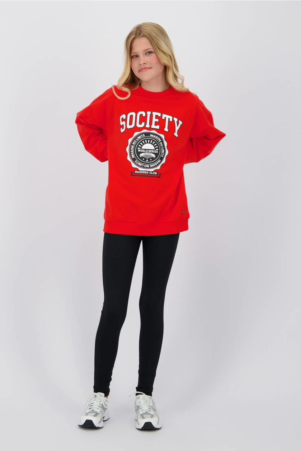 Zwarte meisjes Raizzed super skinny legging met regular waist, elastische tailleband en effen