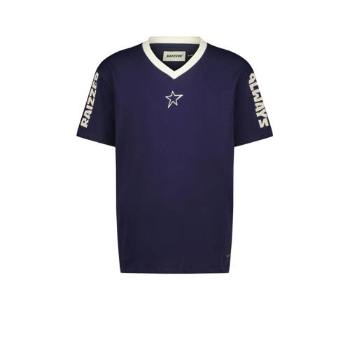Raizzed T-shirtjurk donkerblauw afbeelding