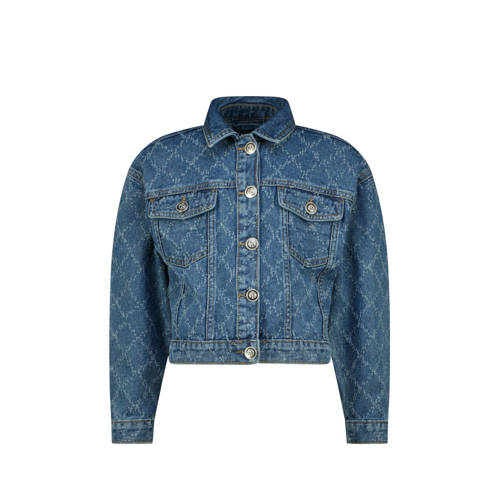 Raizzed spijkerjas medium blue denim afbeelding