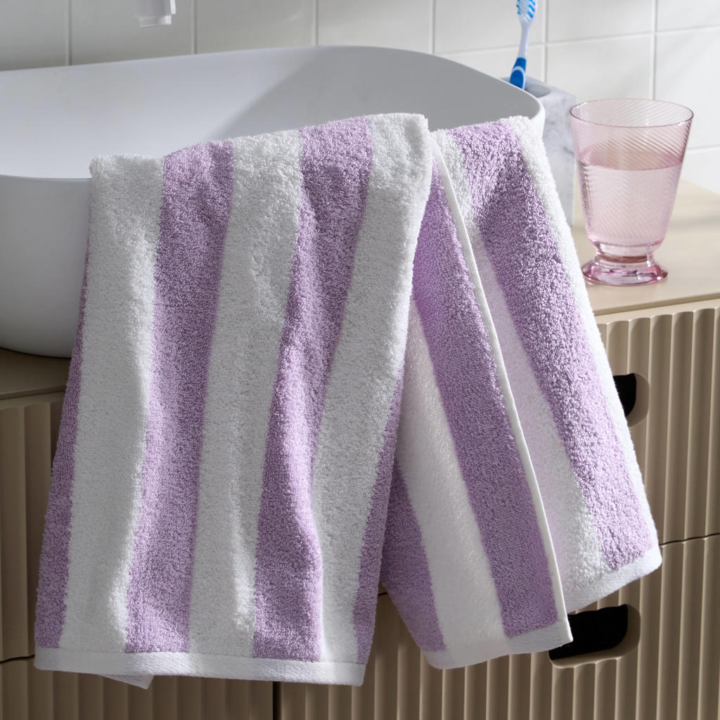 NOUS Living handdoek lila (100x50 cm)