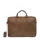 DSTRCT  17 leren laptoptas Quebec cognac