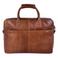 DSTRCT  17 leren laptoptas November cognac