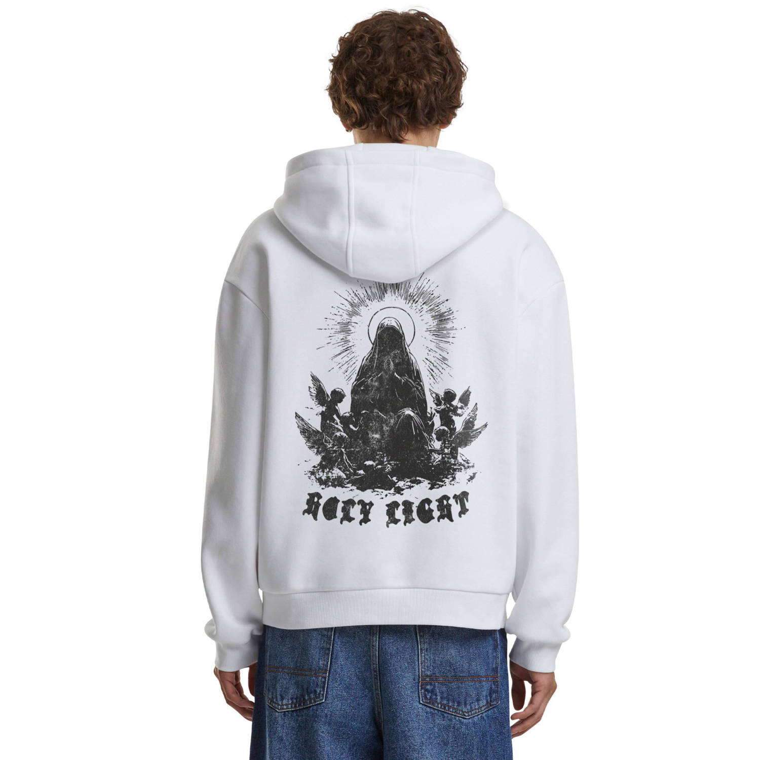 Mister Tee hoodie wit
