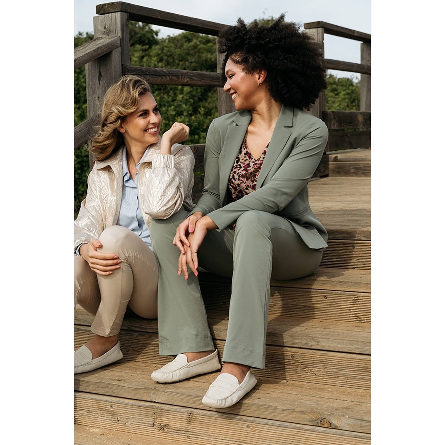 &Co Woman jasje champagne