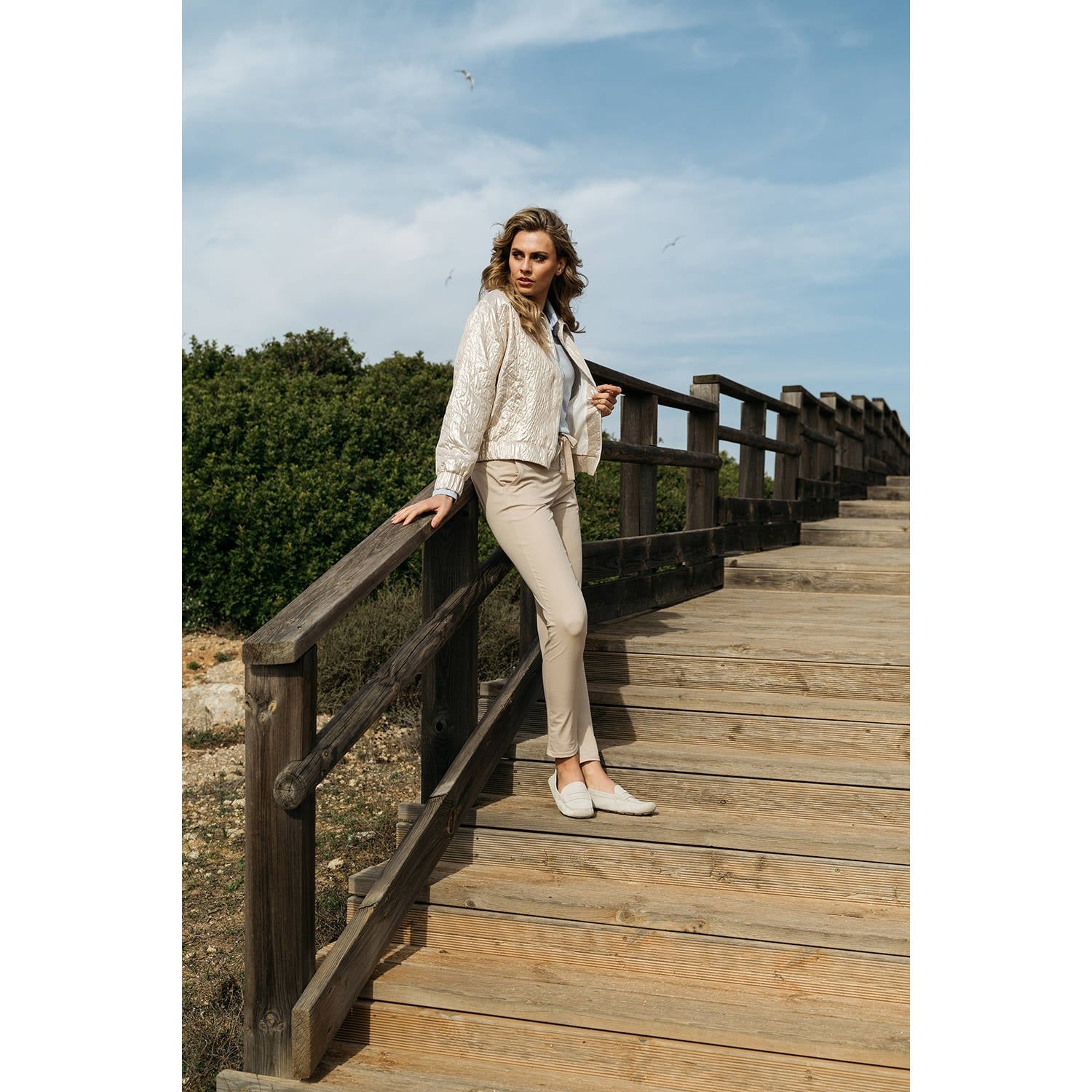 &Co Woman jasje champagne