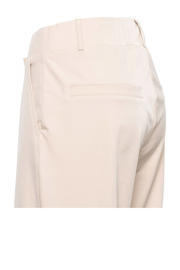 thumbnail: &Co Woman travelstof straight leg broek - crème