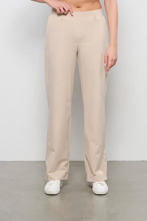 regular waist broek crème