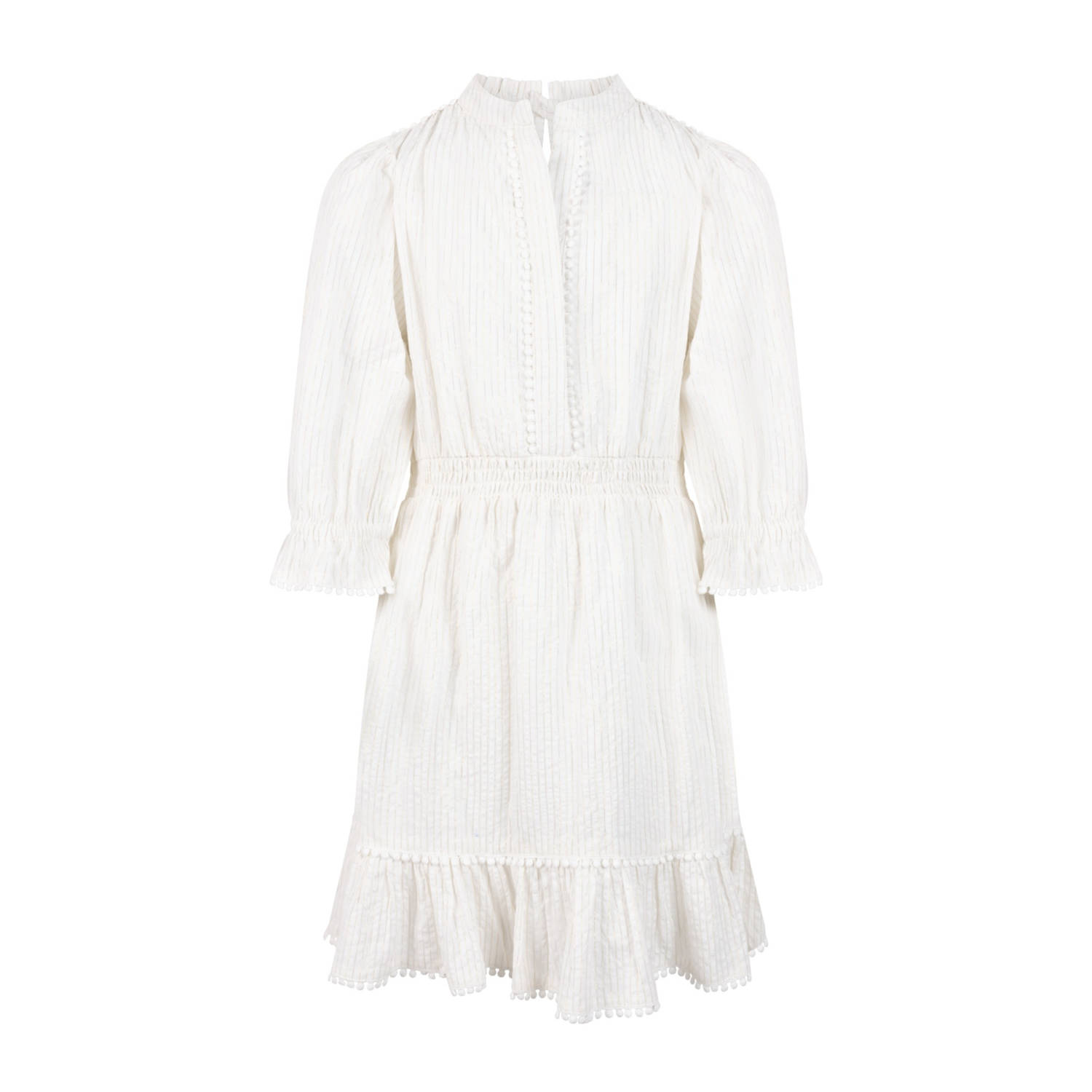 AI&KO Meisjes Jurken Isa Lurex Co 523 G Ecru