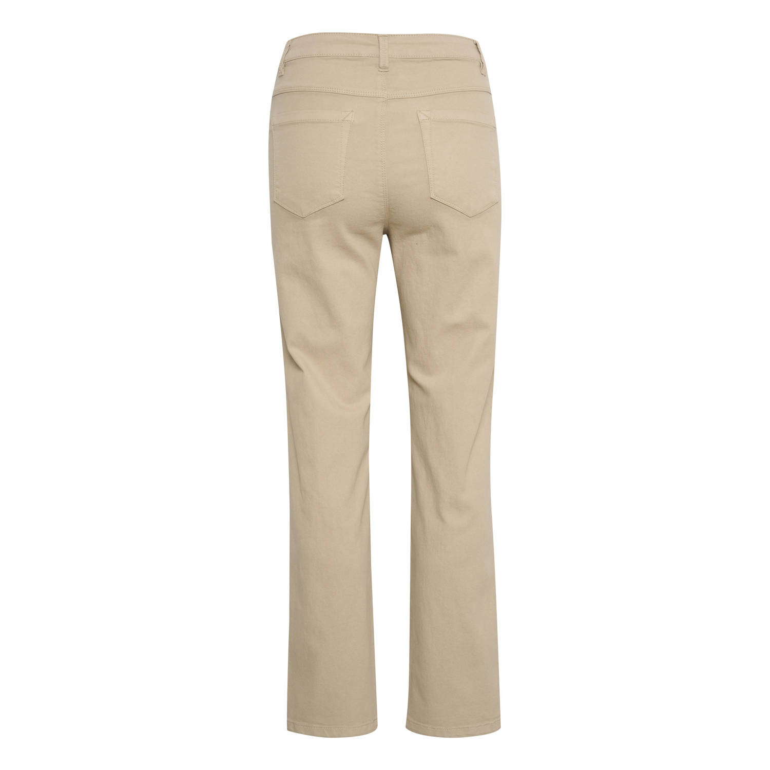 Kaffe high waist straight leg jeans beige