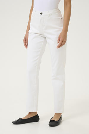high waist slim fit jeans wit