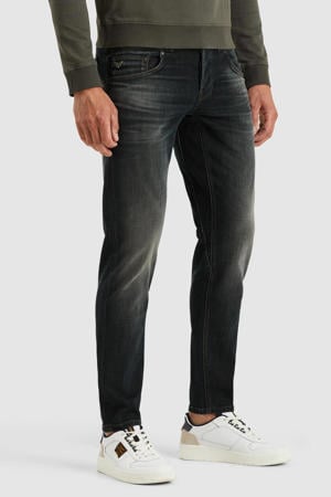 CARIOR tapered jeans antraciet