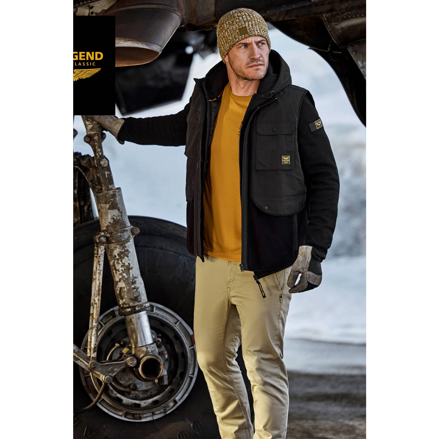 PME Legend regular chino zwart