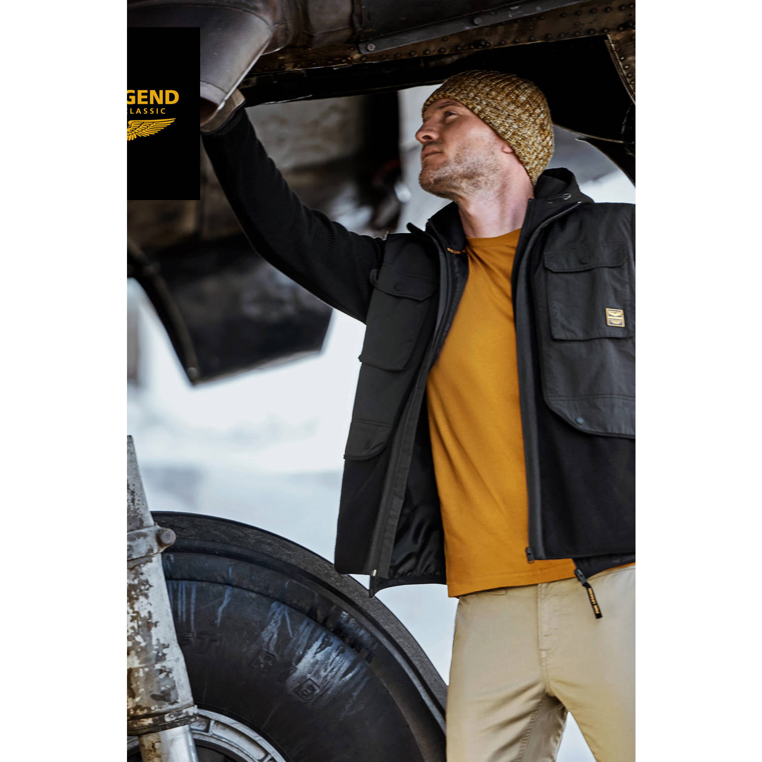 PME Legend regular chino zwart