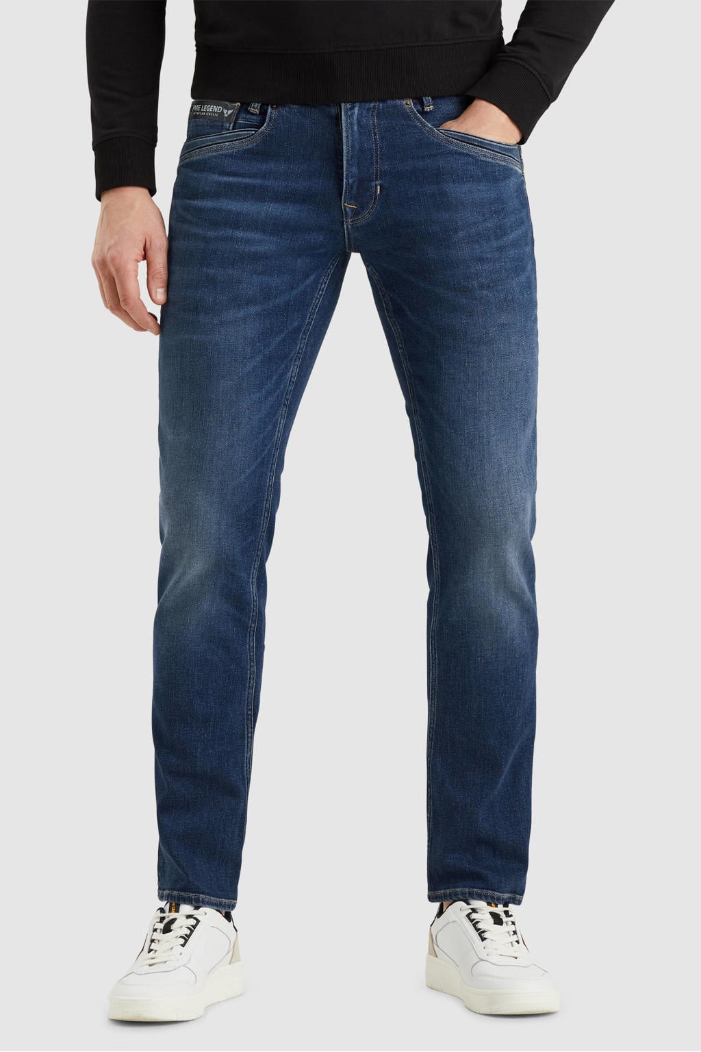 PME Legend SKYRAK regular fit jeans donkerblauw