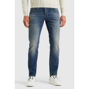 CARIOR tapered jeans blauw