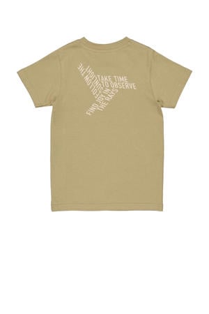 T-shirt olijfgroen