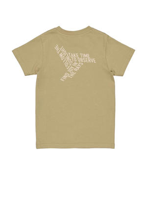 T-shirt olijfgroen
