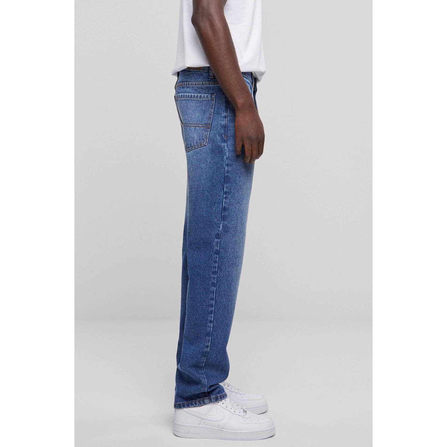 Urban Classics straight jeans blauw