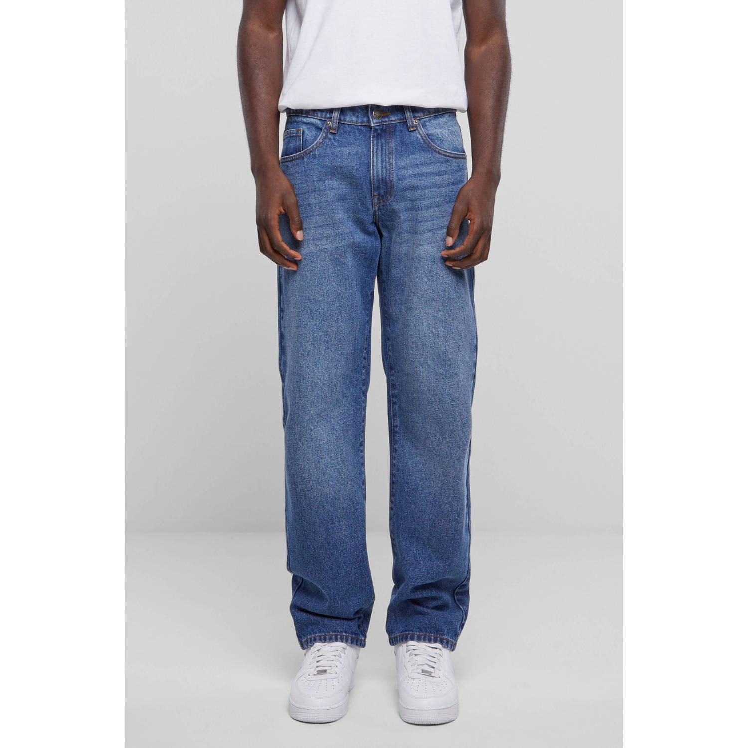 Urban Classics straight jeans blauw
