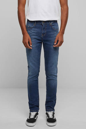 tapered slim fit jeans blauw