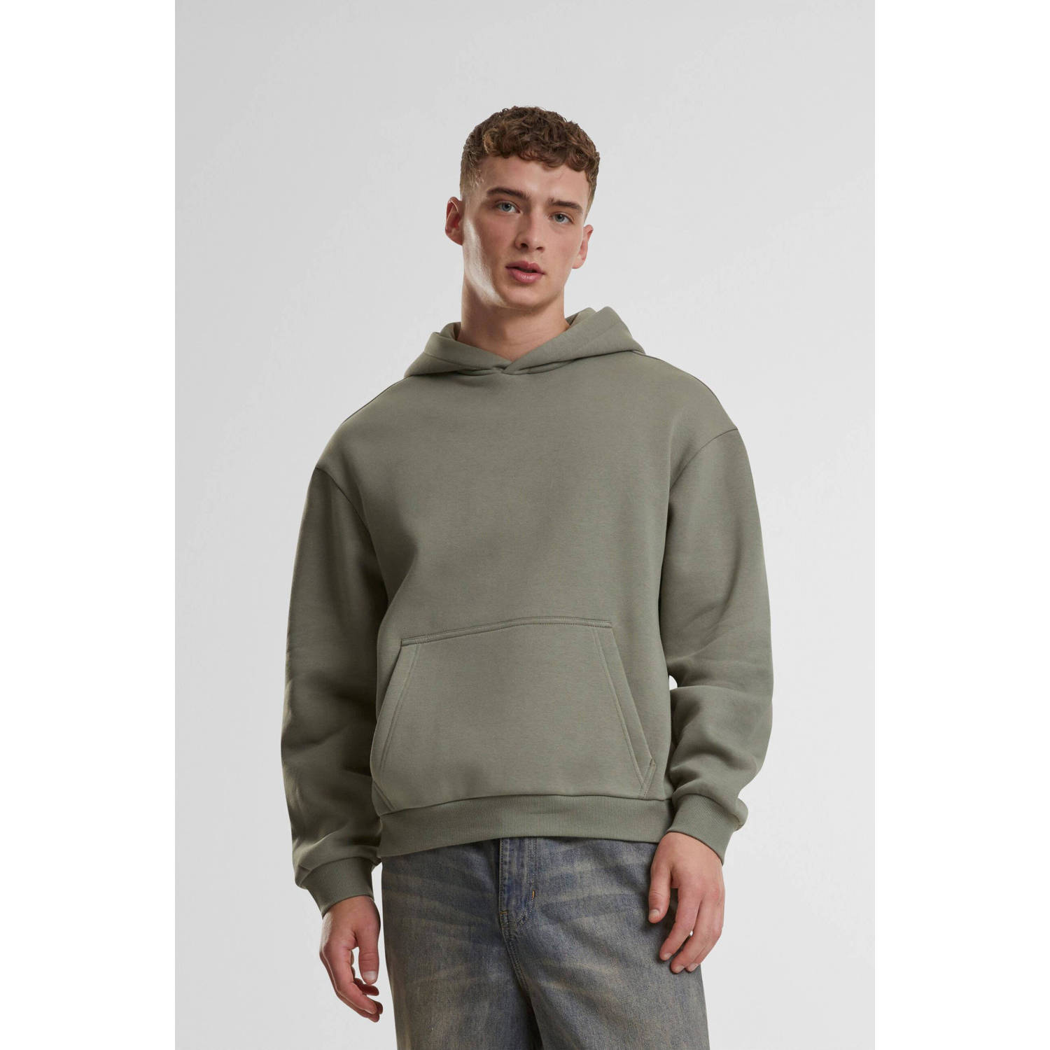 Urban Classics hoodie groen