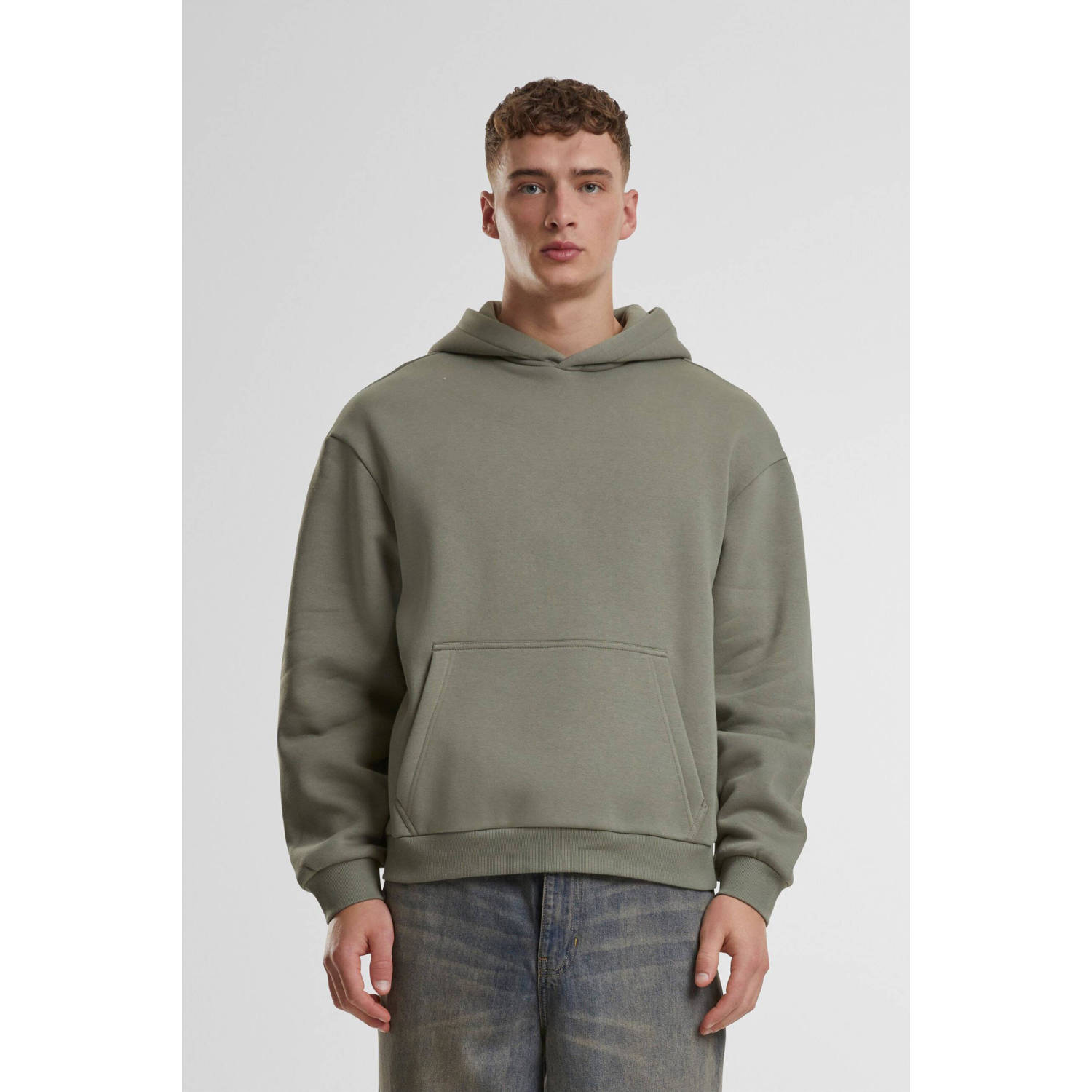 Urban Classics hoodie groen