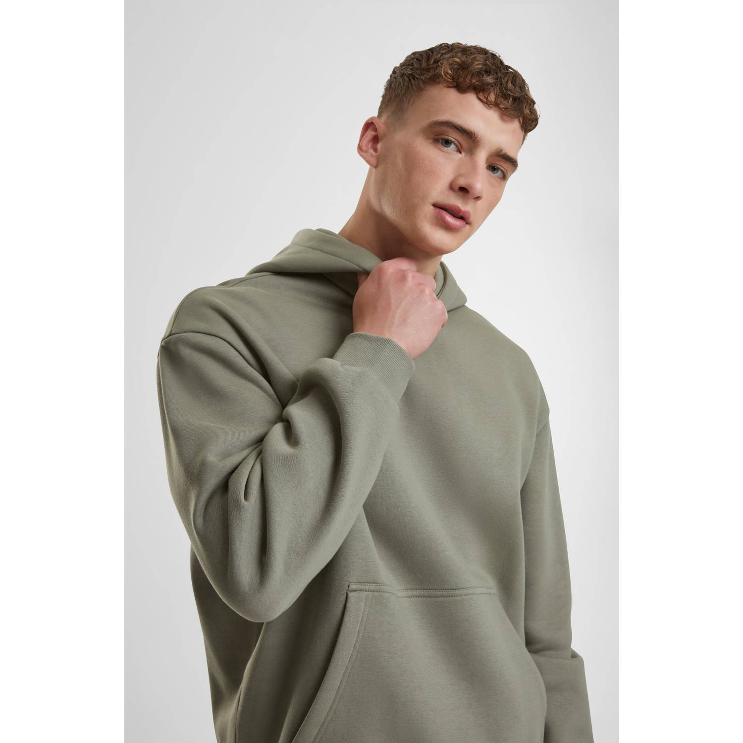 Urban Classics hoodie groen