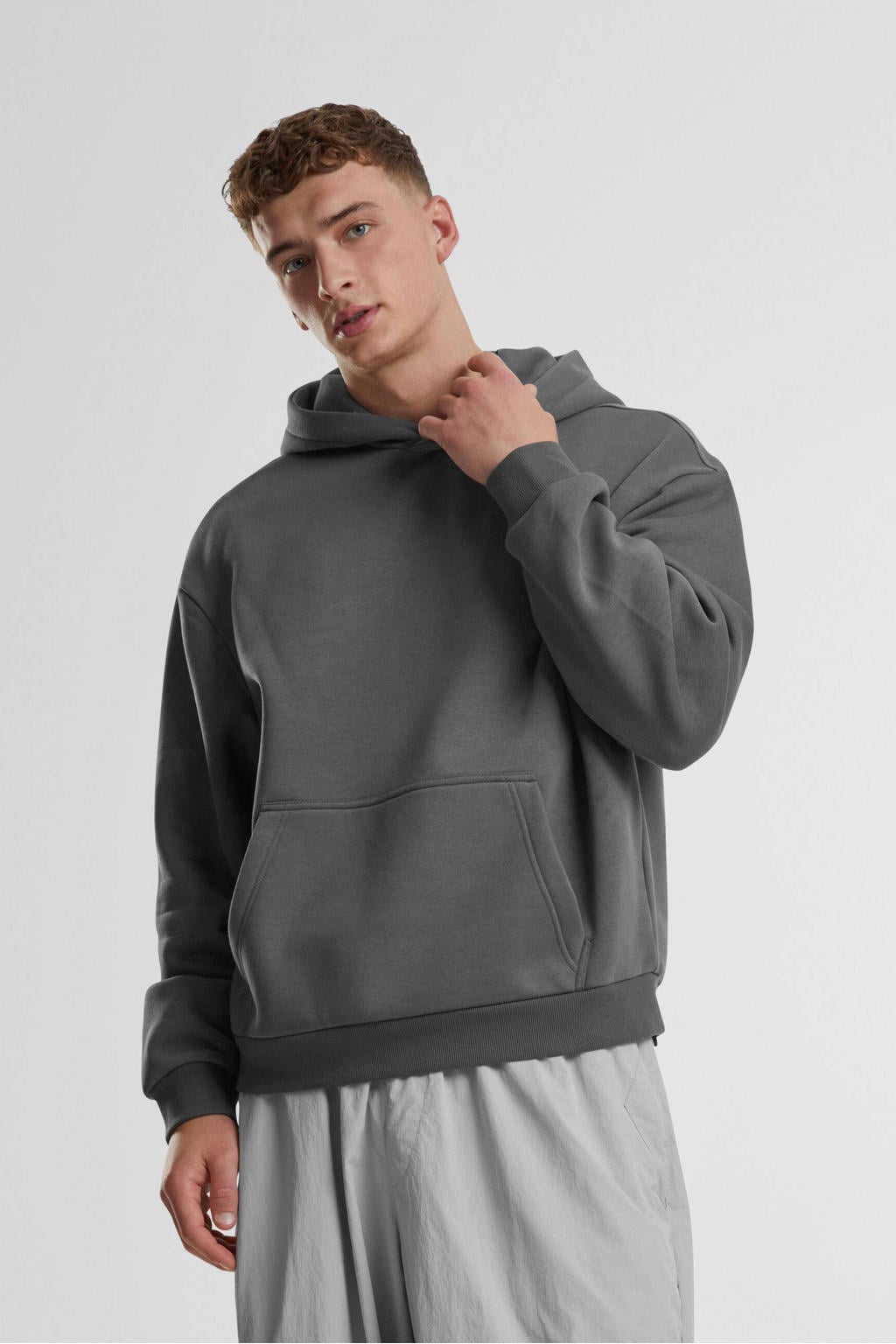 Urban Classics oversized hoodie - grijs