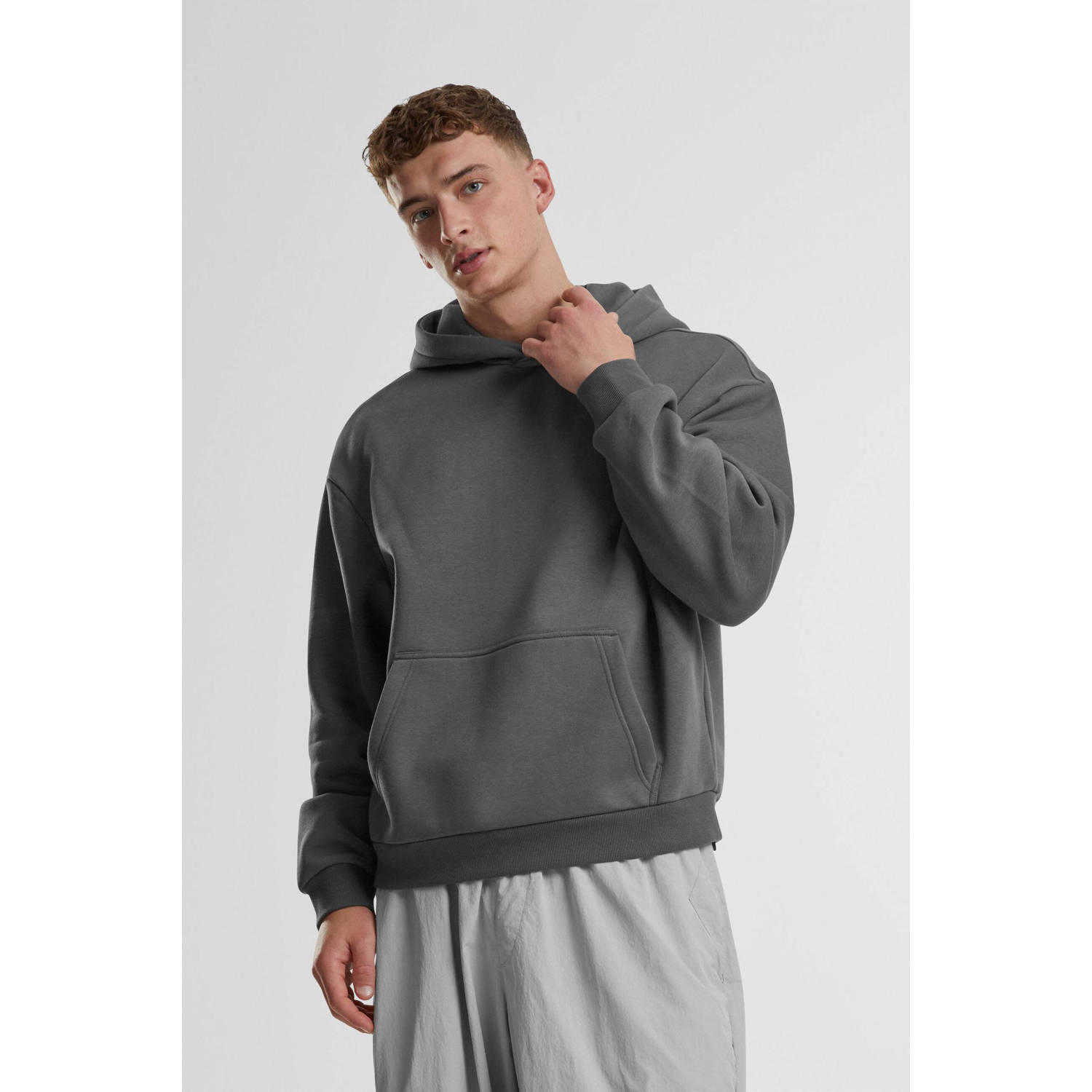 Urban Classics hoodie grijs