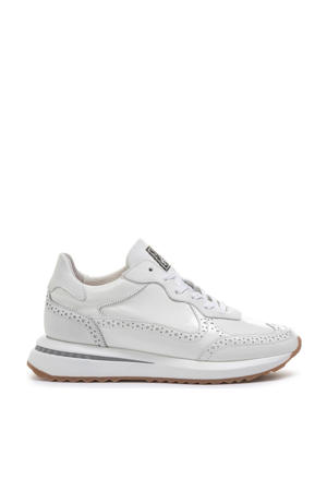 leren sneakers wit