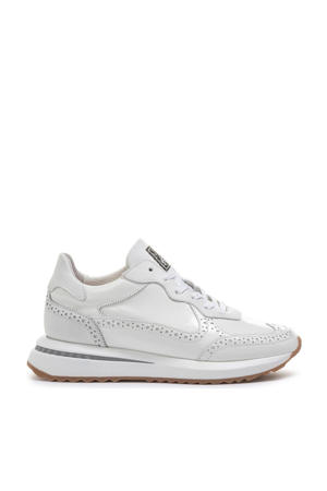 leren sneakers wit