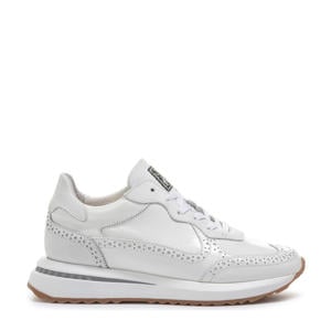 leren sneakers wit