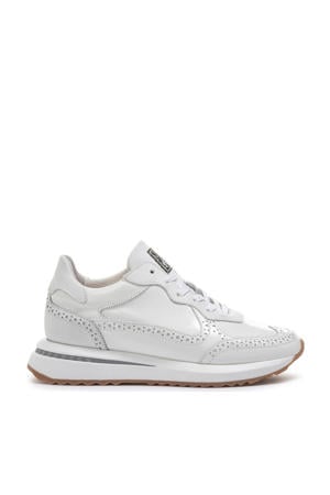 leren sneakers wit