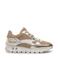 Floris van Bommel leren sneakers goud/taupe
