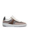 Floris van Bommel leren sneakers lichtbruin