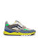 Floris van Bommel suède sneaker blauw/geel