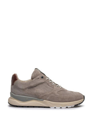  De Treener 02.00 suède sneakers taupe