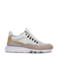 Floris van Bommel nubuck sneakers wit/beige