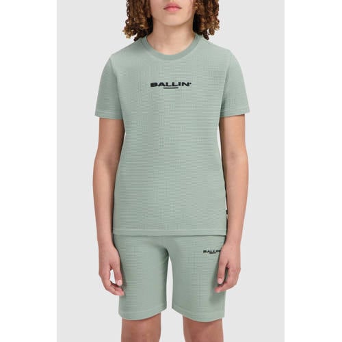 Ballin T-shirt grijsgroen afbeelding
