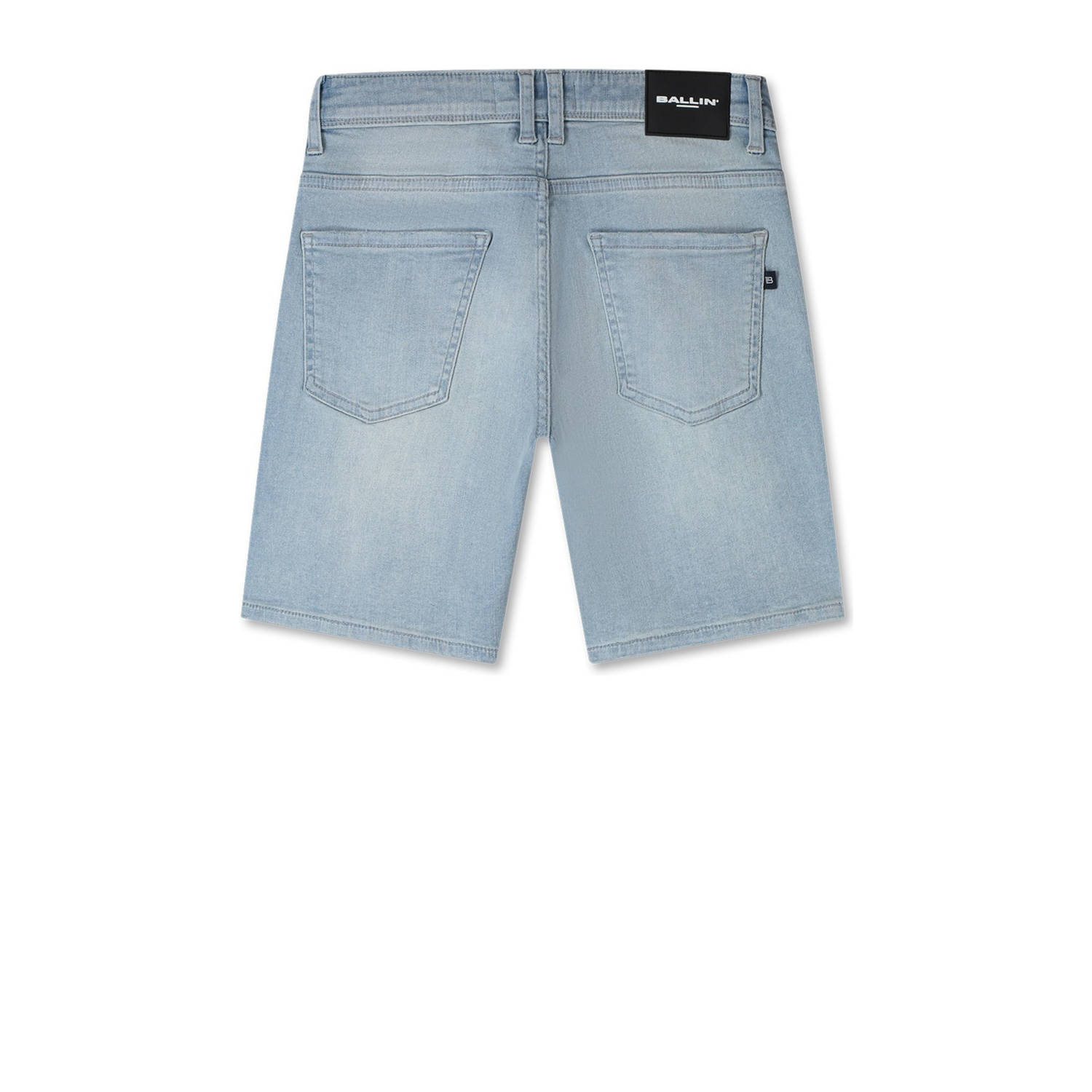 Ballin denim short light blue denim