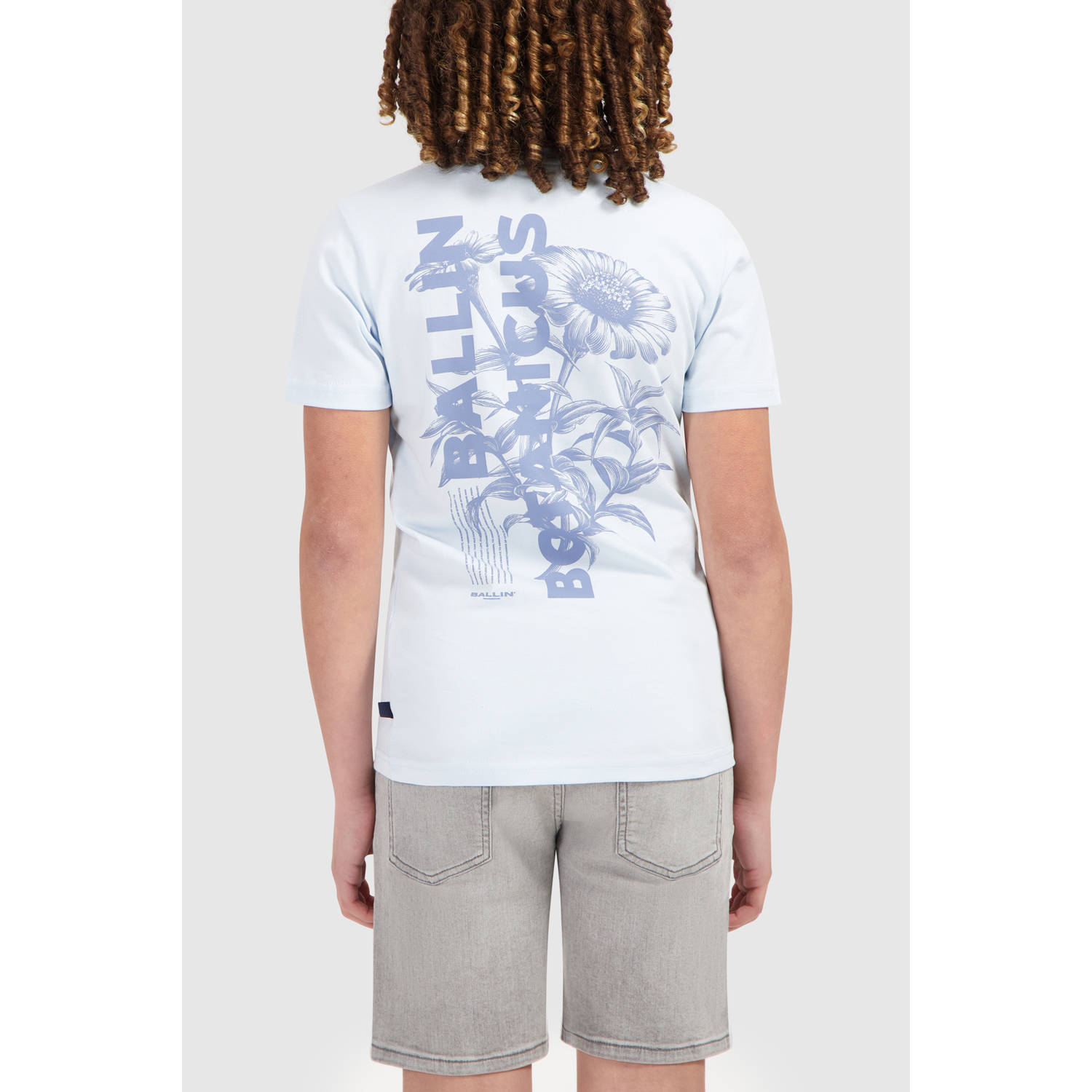 Ballin T-shirt lichtblauw
