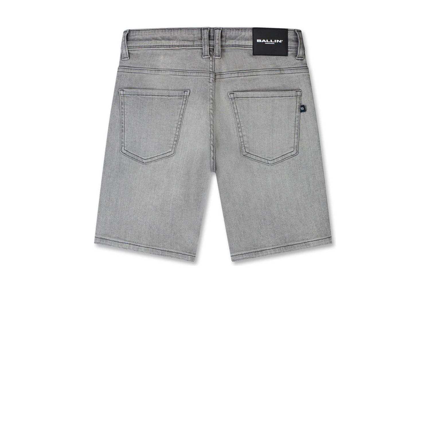 Ballin denim short grey denim