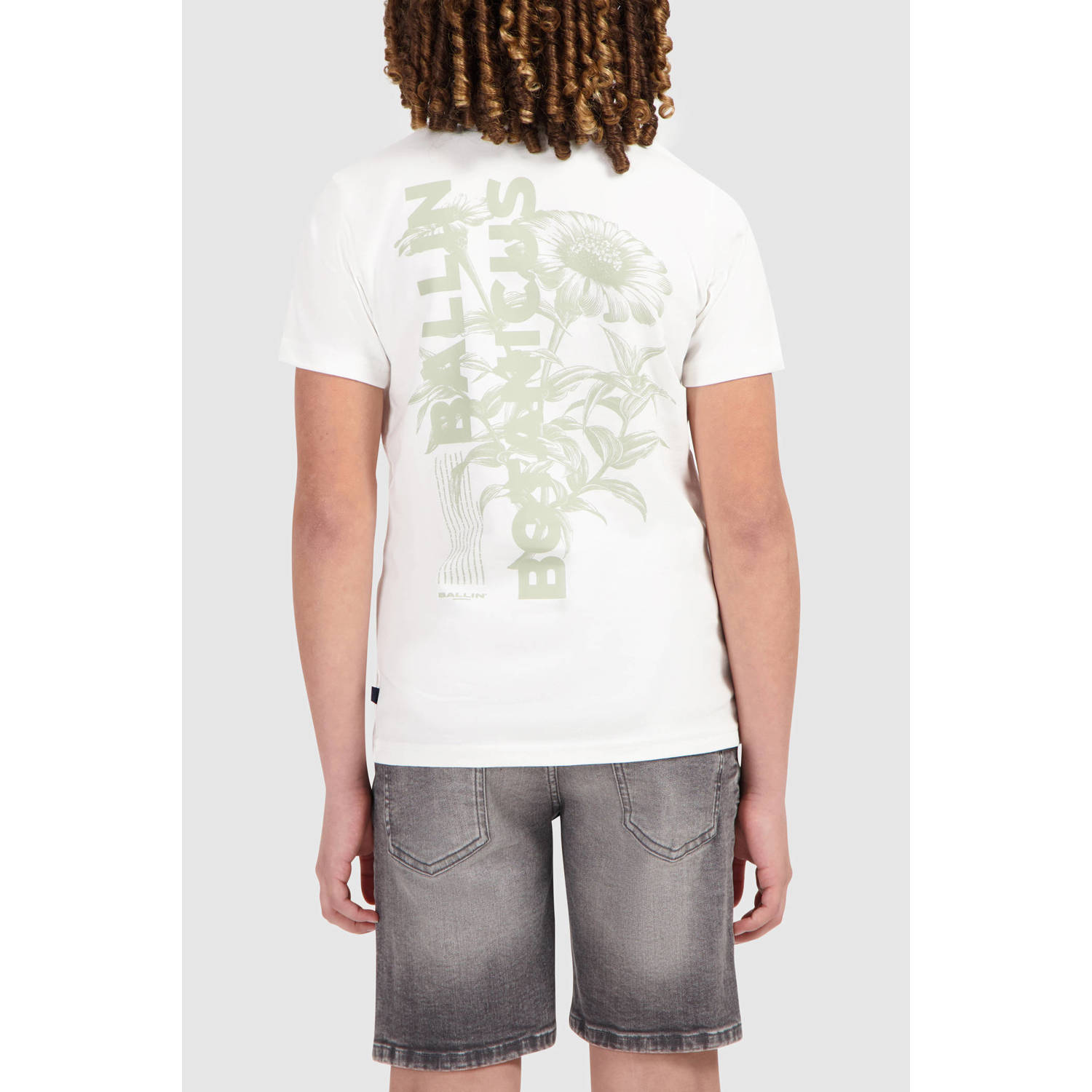 BALLIN Jongens Polo's & T-shirts 017122 Wit