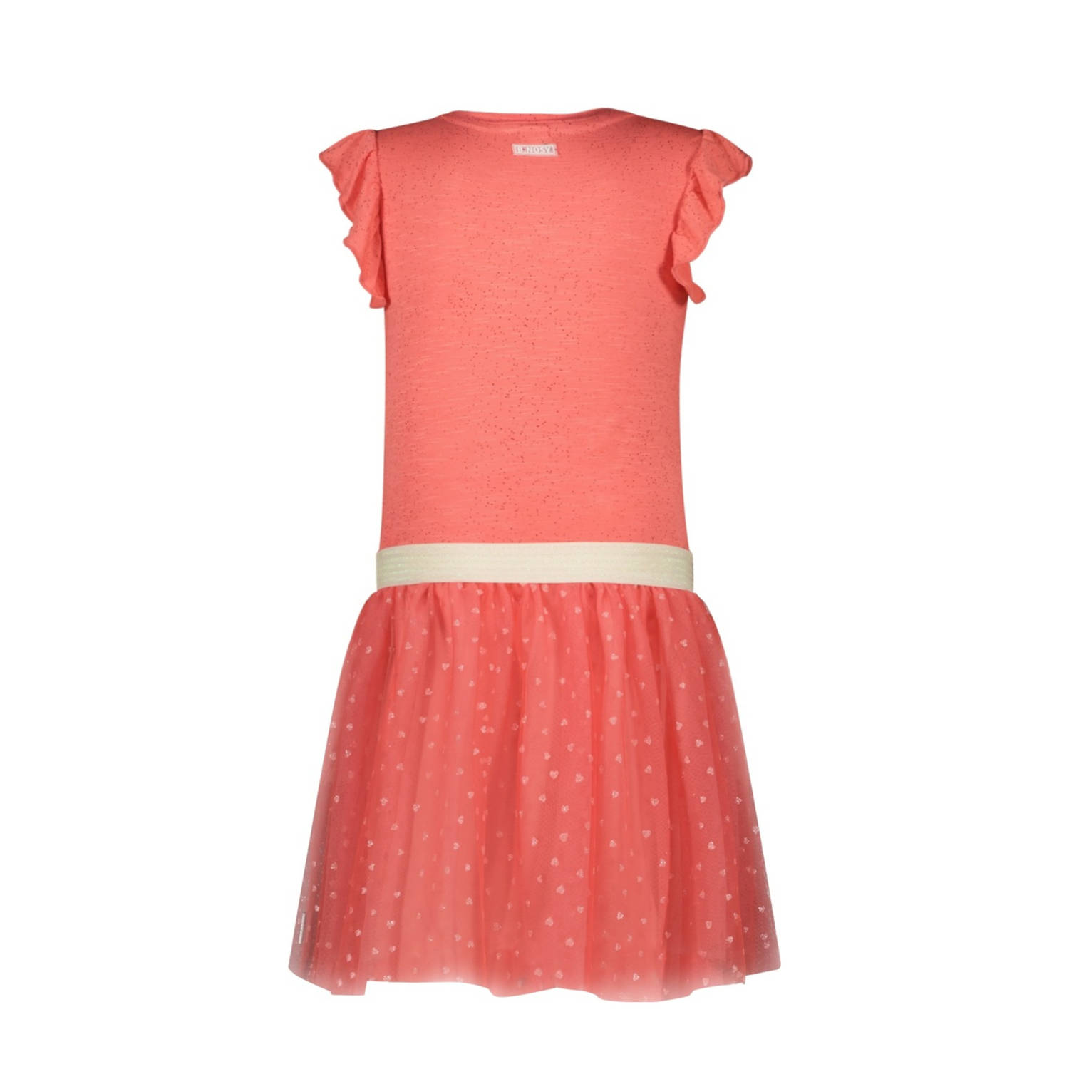 B.Nosy midi jurk met glitter roze