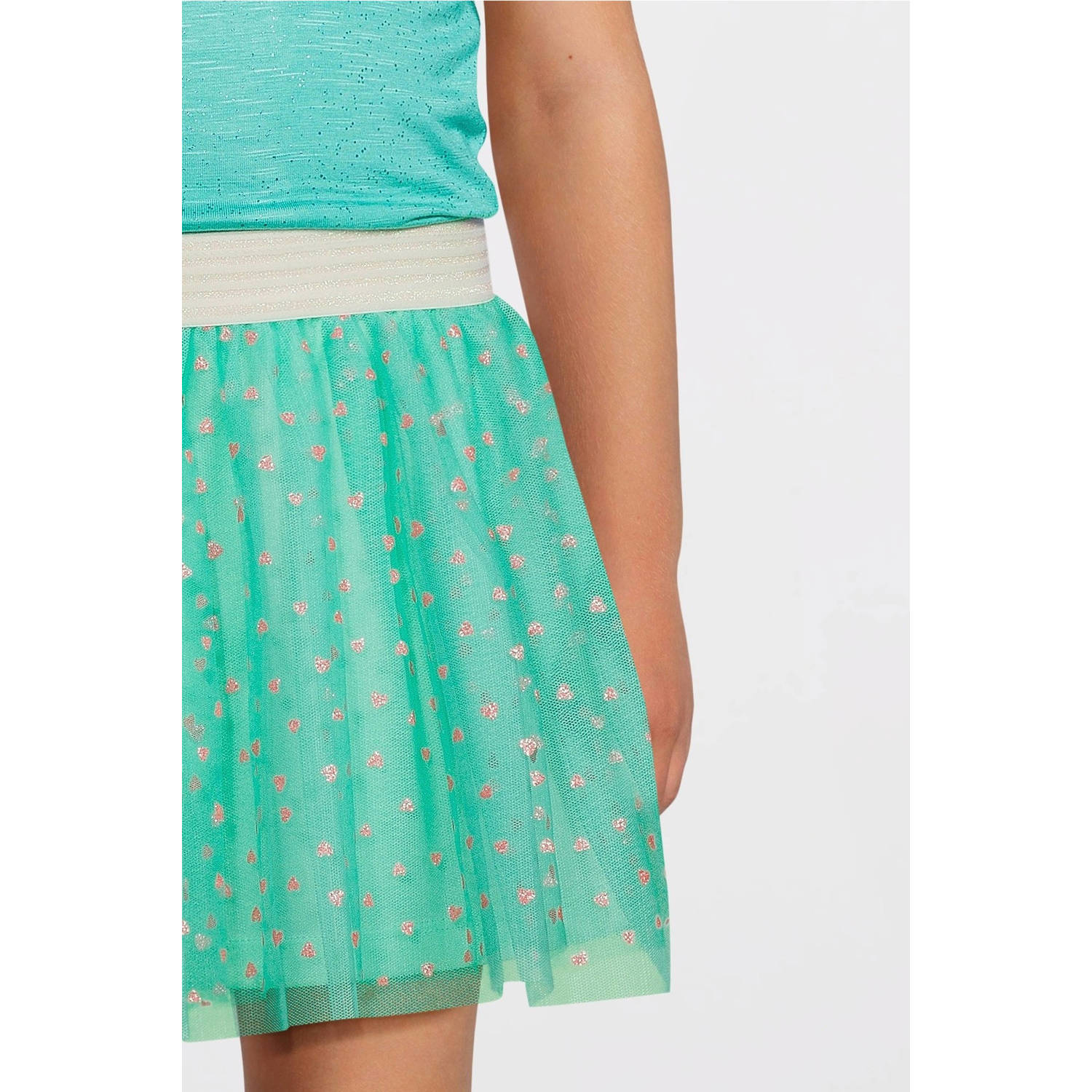 B.Nosy midi jurk met glitter blauw