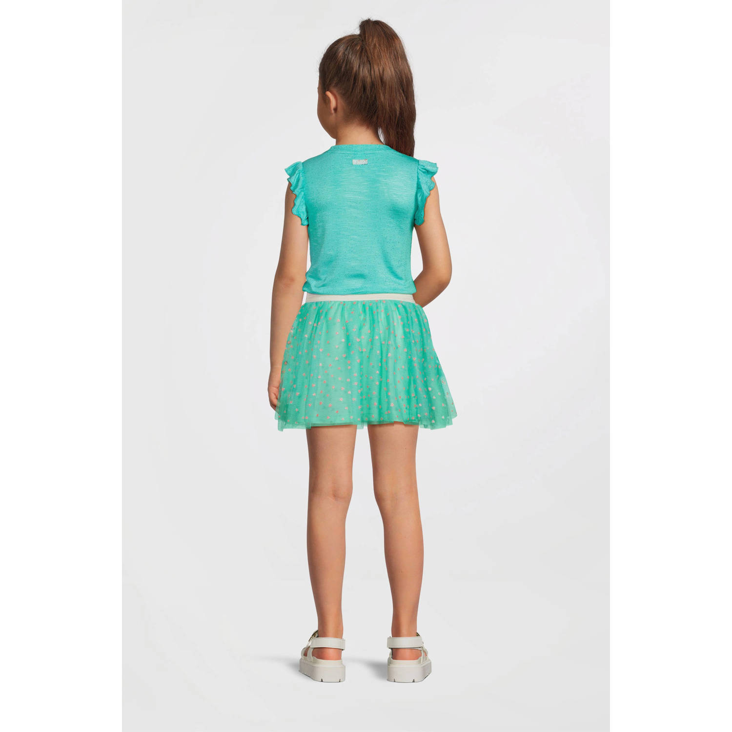 B.Nosy midi jurk met glitter blauw